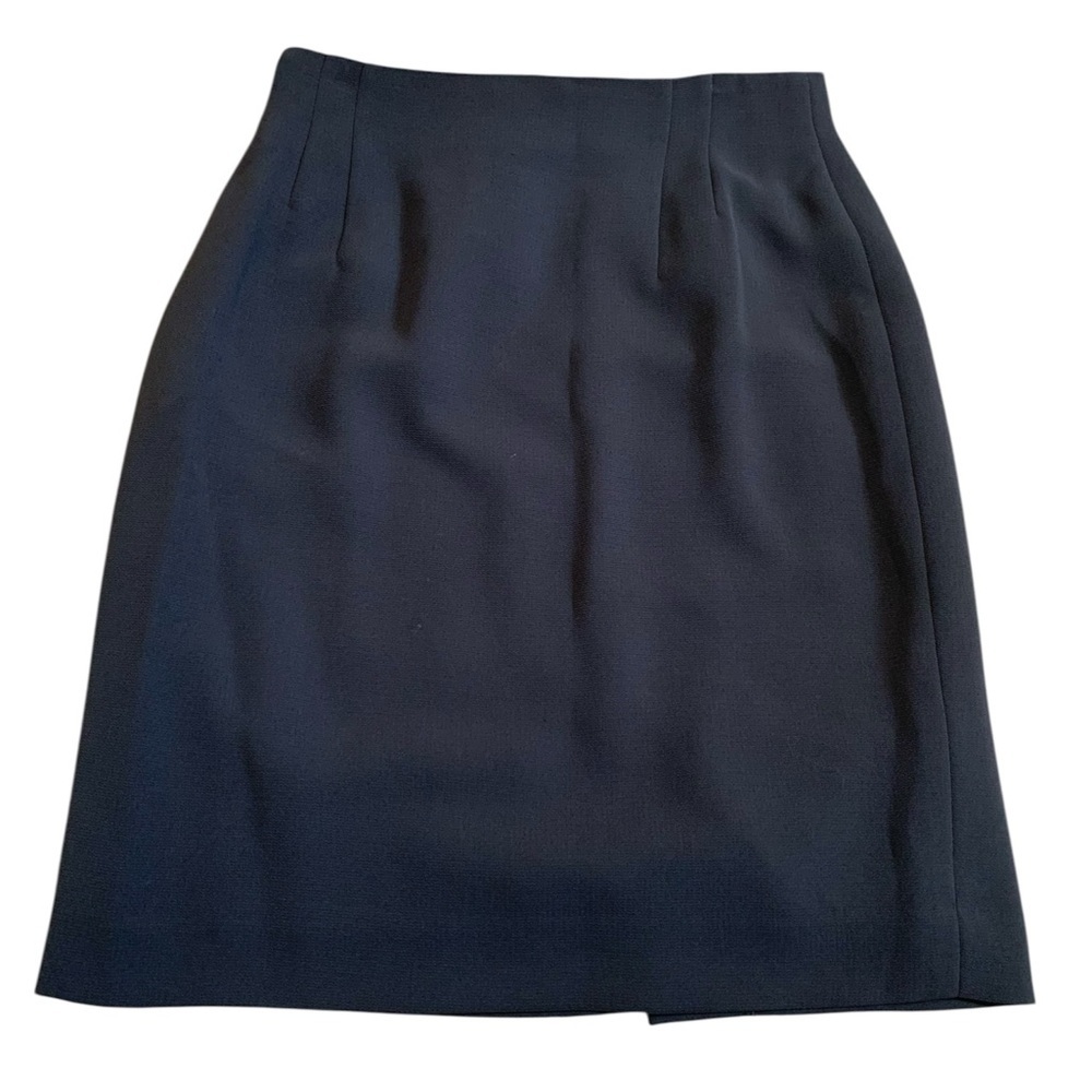 Vintage 80s Rena Rowan Separates Pencil Skirt | Grey/Charcoal Size 10